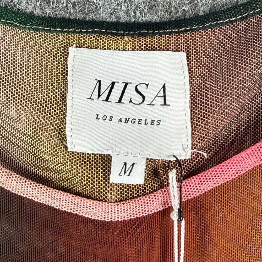 NWT Misa Los Angeles Vanessa Dress Womens M Cali Ombre Classic Fitted Pullover - Picture 11 of 16